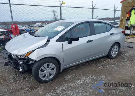 2024 Nissan Versa 1.6 S z USA, uszkodzony, nr VIN 3N1CN8DV4RL873899